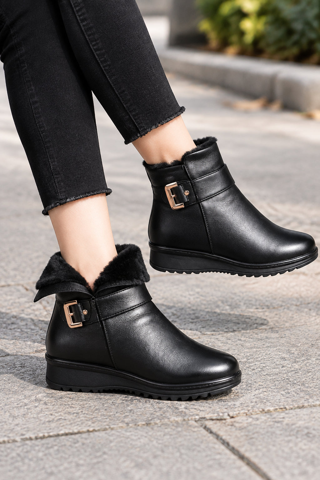 Bottes d'Hiver Chaleureuses et Confortables