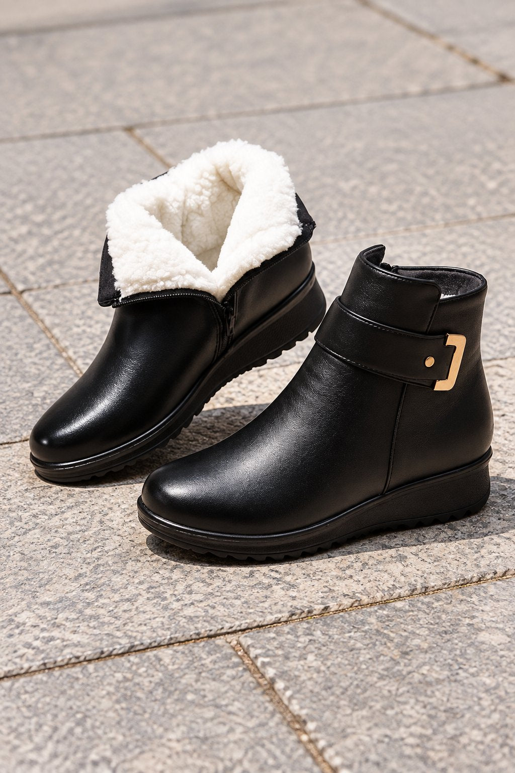 Bottes d'Hiver Chaleureuses et Confortables