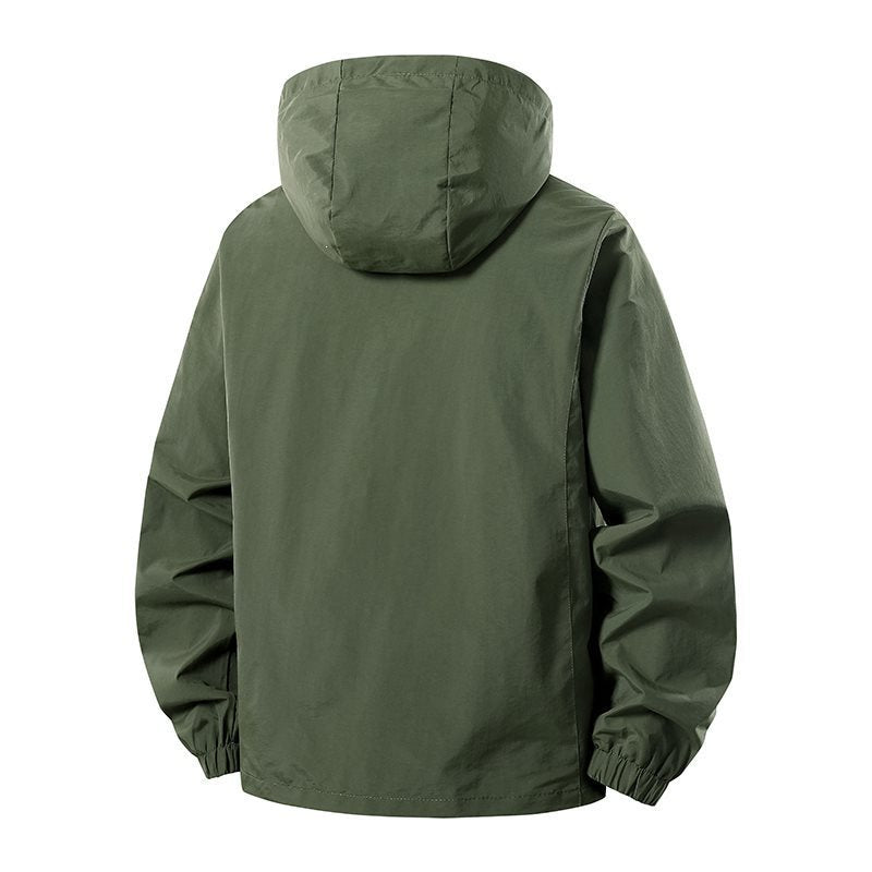 Veste coupe-vent imperméable pour hommes