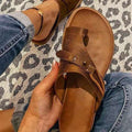 Sandales à brides confortables pour femmes avec design de bride ajustable et semelle anatomique R&B