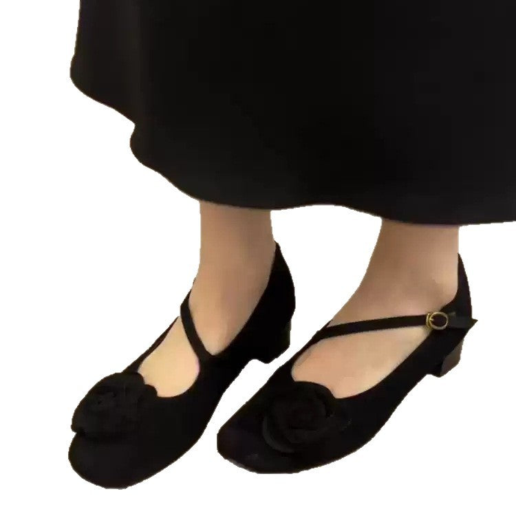Ballerines élégantes pour femmes avec accent floral et semelle confortable R&B