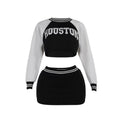 Ensemble Haut Sportif et Mini Jupe Femme R&B