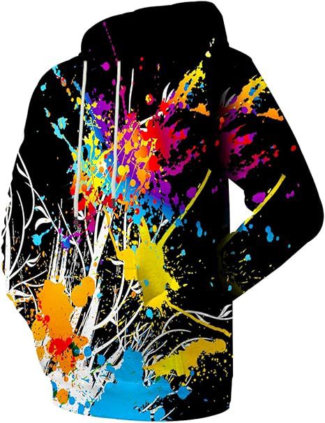Hoodie coloré pour femmes avec motifs créatifs Echoarchiv