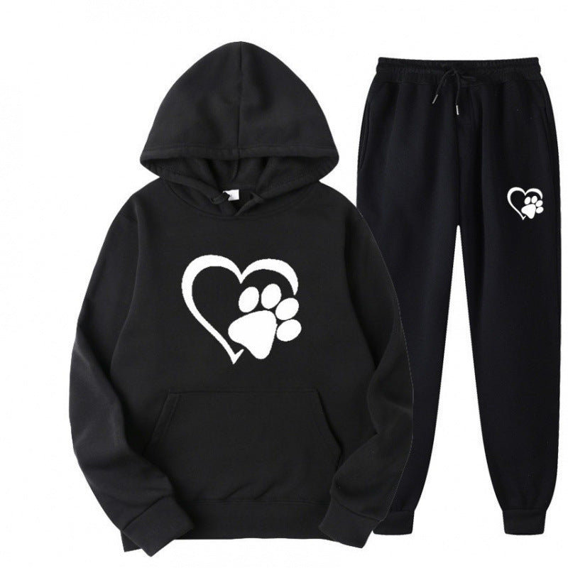 Ensemble de Sweat à Capuche et Pantalon de Jogging Douillet pour Femmes Echoarchiv