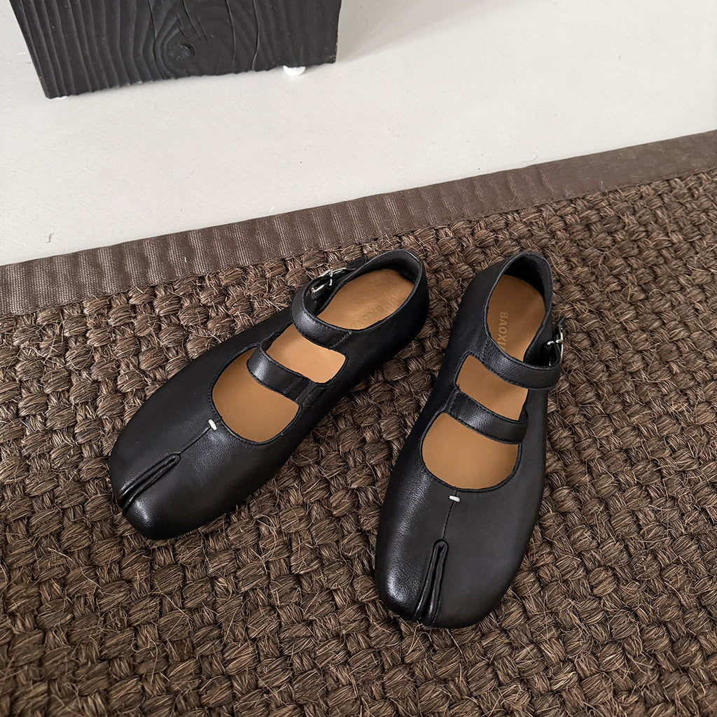 Ballerines Élégantes pour Femmes avec Bride à la Mode et Semelle Intérieure Confortable R&B