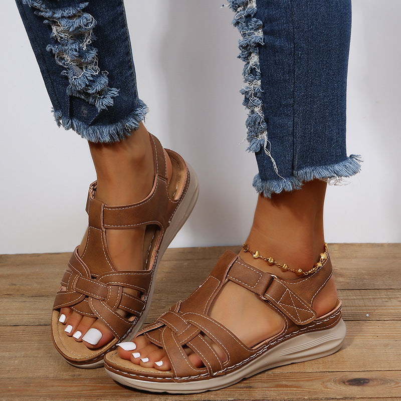 Sandales confortables pour femmes avec tige respirante et semelle flexible R&B