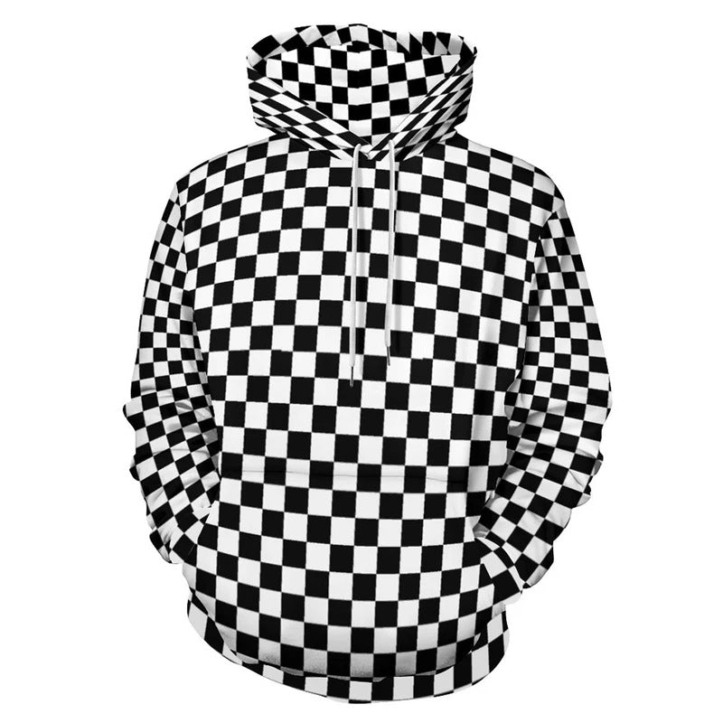 Pull à capuche tendance pour femmes avec dégradé créatif Echoarchiv
