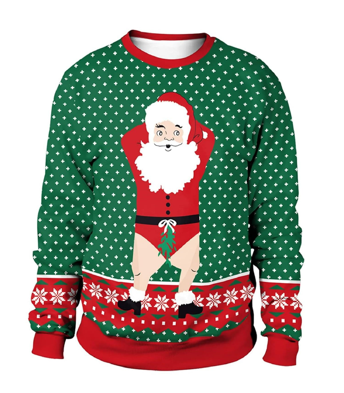 Sweat-shirt de Noël amusant pour femmes avec un motif unique de renne Echoarchiv