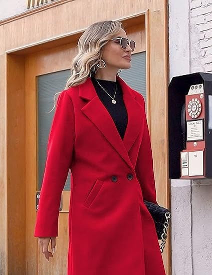 Manteau en Laine Élégant pour Femmes