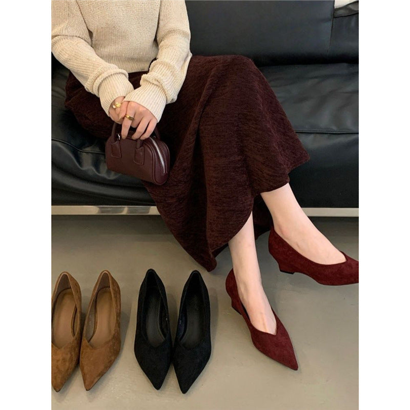Chaussons élégants pour femmes avec joli détail de nœud R&B