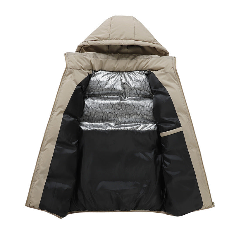 Veste Matelassée pour Hommes avec Capuche