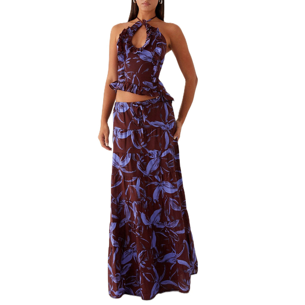 Robe chemise pour femmes avec détails floraux Heidi-Mode