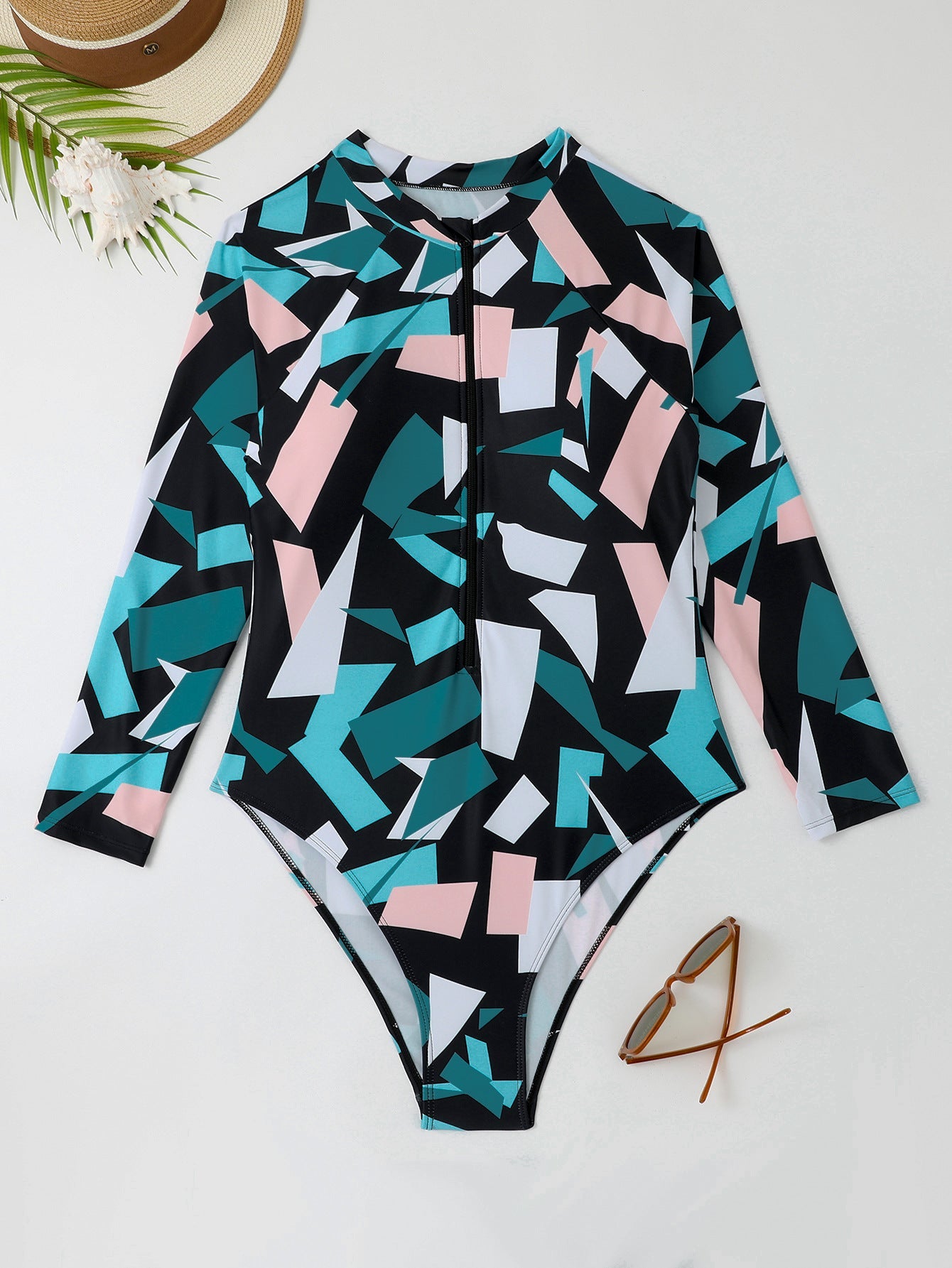 Maillot de bain long à manches pour femmes Drune
