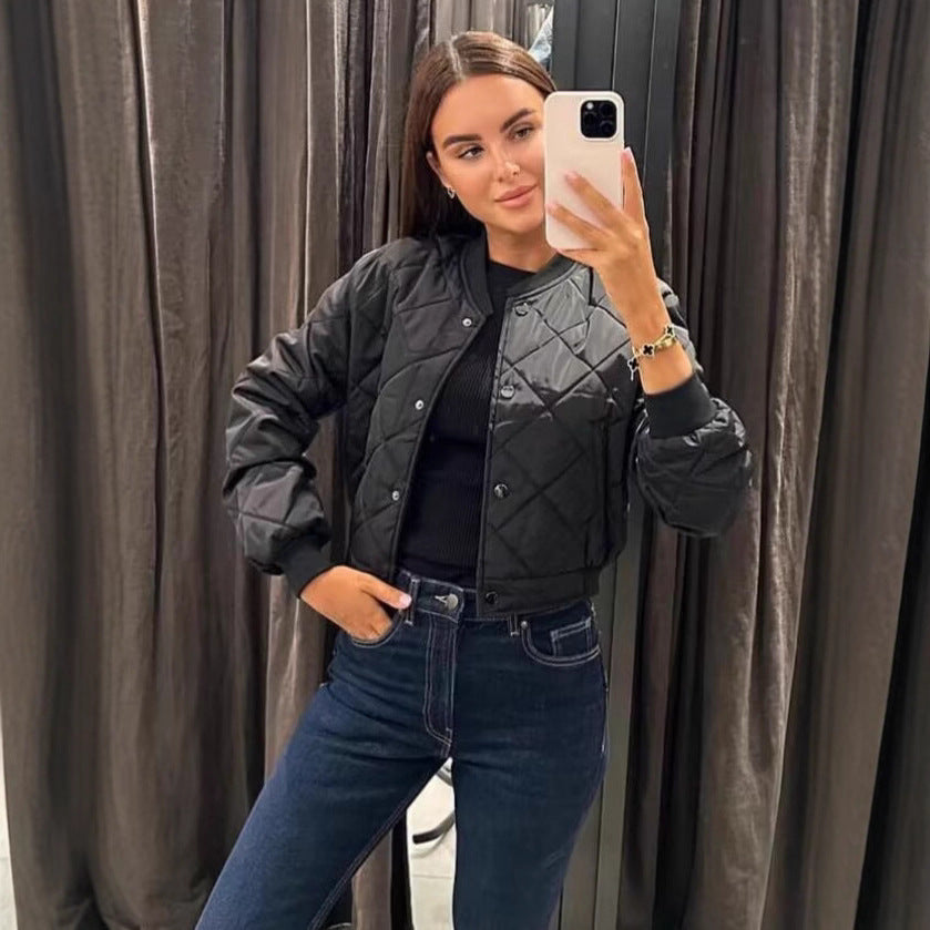 Veste matelassée à motifs pour femmes