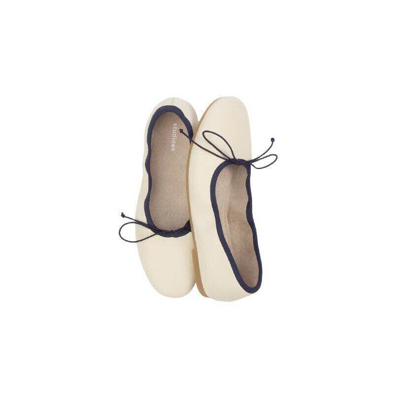 Ballerines pour femmes avec construction de sangle élastique et semelle intérieure confortable R&B