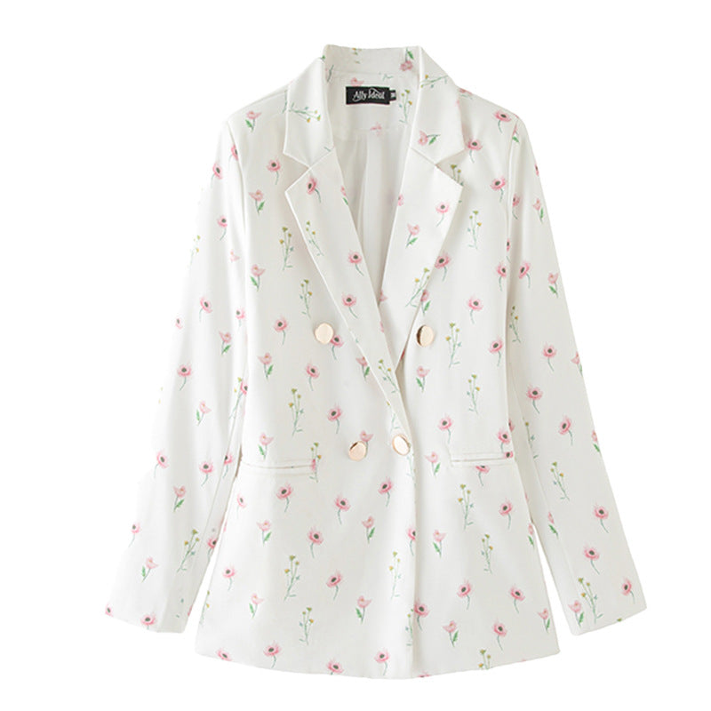 Blazer pour femmes avec motif floral