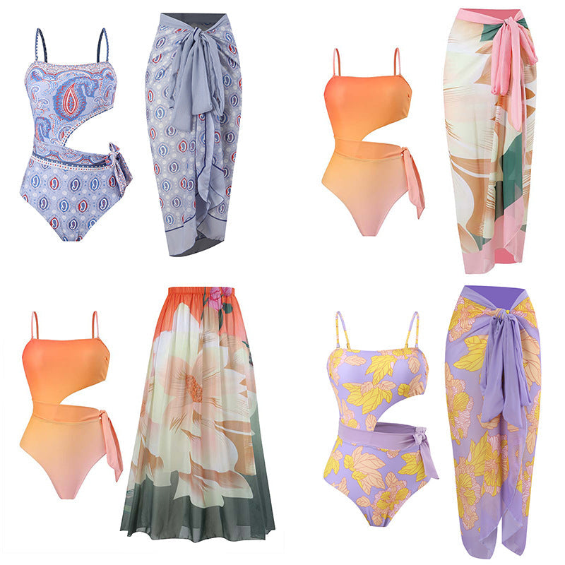 Jupe maxi femme avec design floral Drune