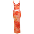 Robe d'été élégante pour femmes avec design floral et coupe ajustée Heidi-Mode