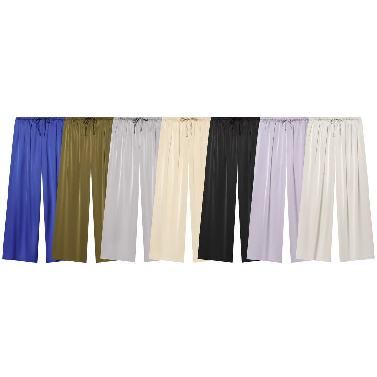 Pantalon Palazzo ample et léger pour femmes avec taille élastique et cordon Echo Archiv