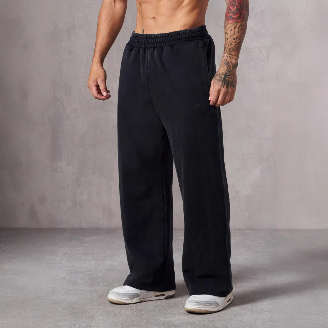 Pantalon de détente extra doux pour hommes nan avec ceinture de confort à double rangée, poches profondes et jambe extra large Echo Archiv