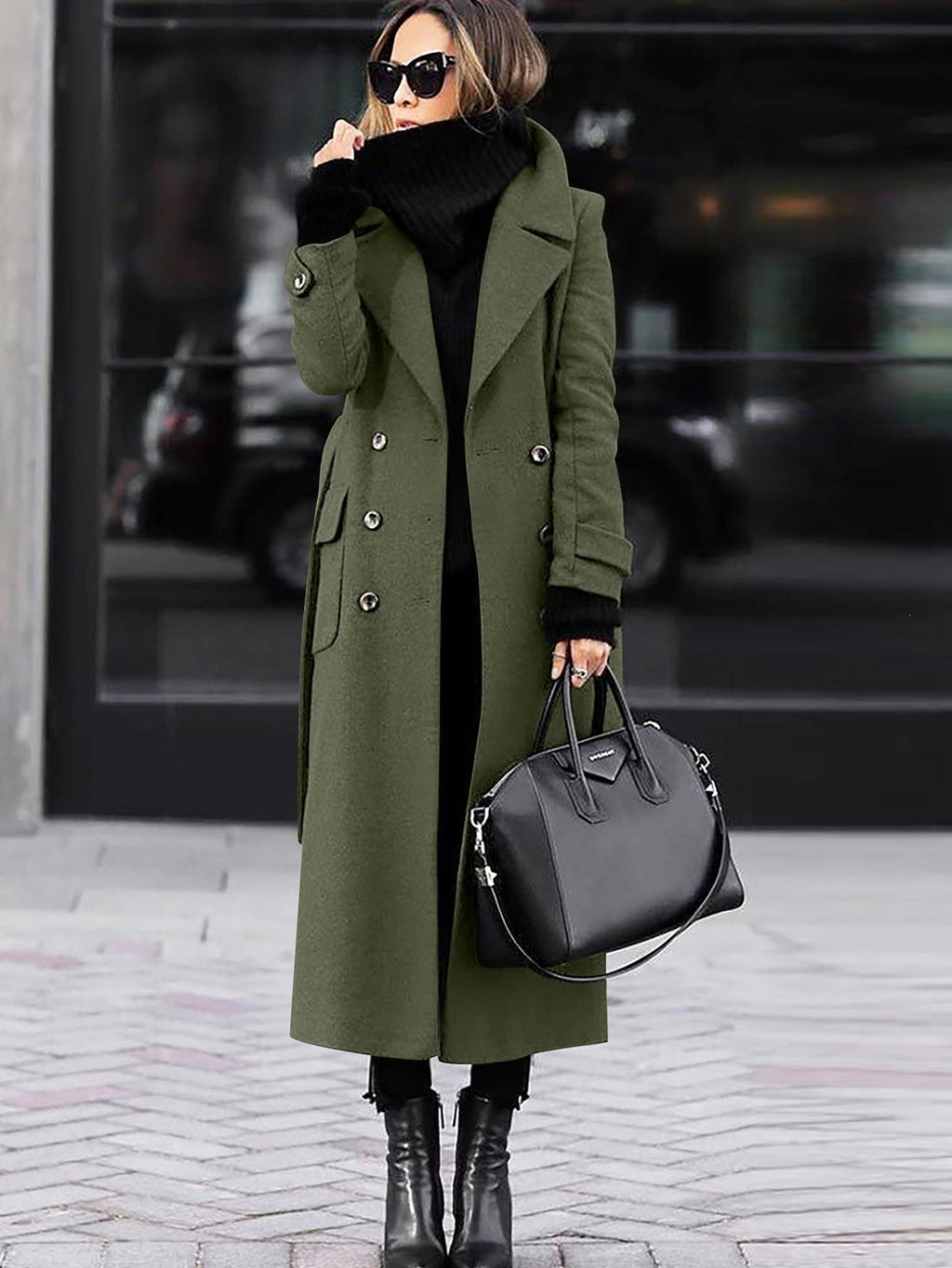 Manteau en laine élégant et intemporel pour femmes