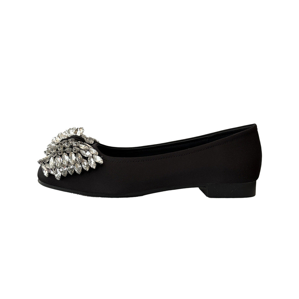 Ballerines élégantes pour femmes avec détail en bijou scintillant R&B