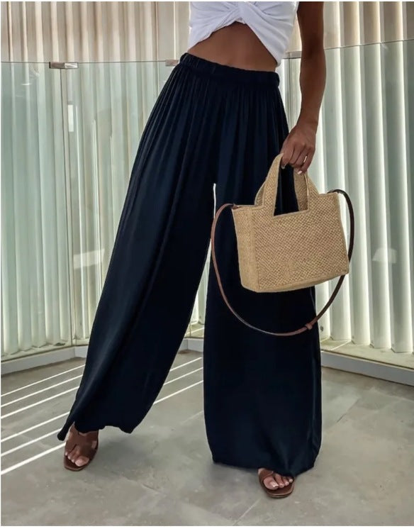 Pantalon Palazzo Élégant et Aéré pour Femmes