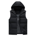 Gilet matelassé pour hommes avec capuche