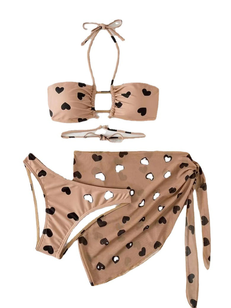 Ensemble de bikini pour femmes avec motif de cœurs Echo Archiv