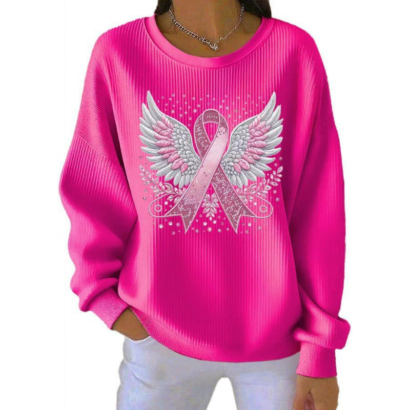Sweat-shirt confortable pour femmes avec inscription marquante Echoarchiv