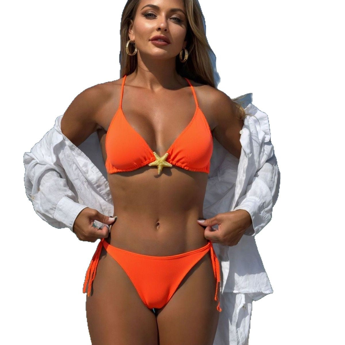 Bikini triangle pour femmes avec des volants raffinés et des accents ludiques Echo Archiv