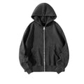 Veste à capuche unisexe décontractée avec fermeture éclair en métal robuste, capuche double épaisseur et poches kangourou profondes Echo Archiv