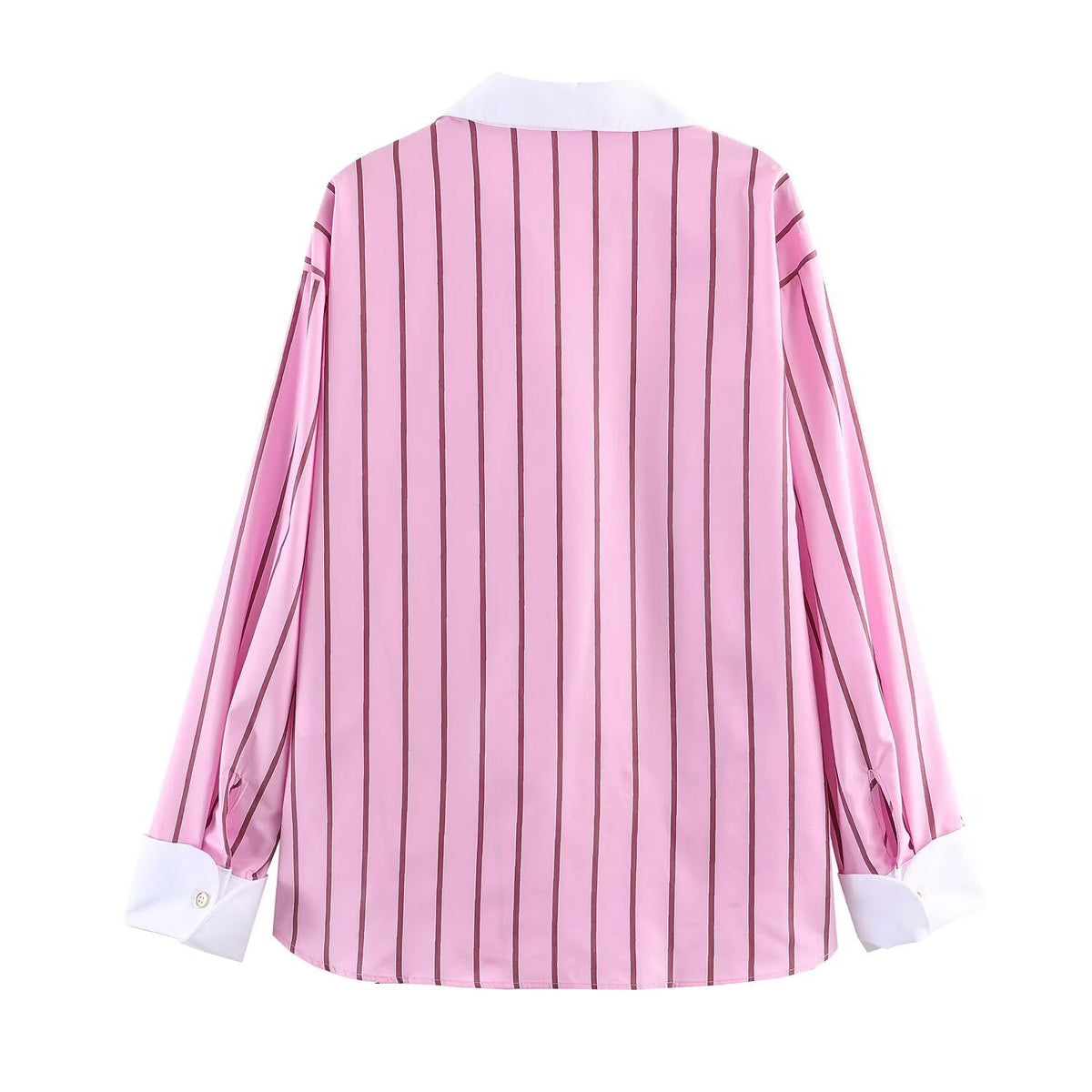 Chemisier oversized pour femmes avec col et poignets contrastés Echo Archiv