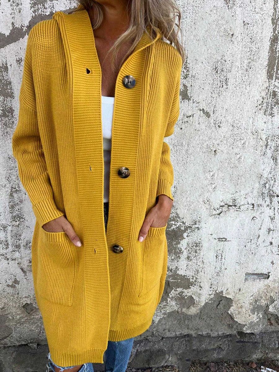 Manteau en Tricot Élégant pour Femmes