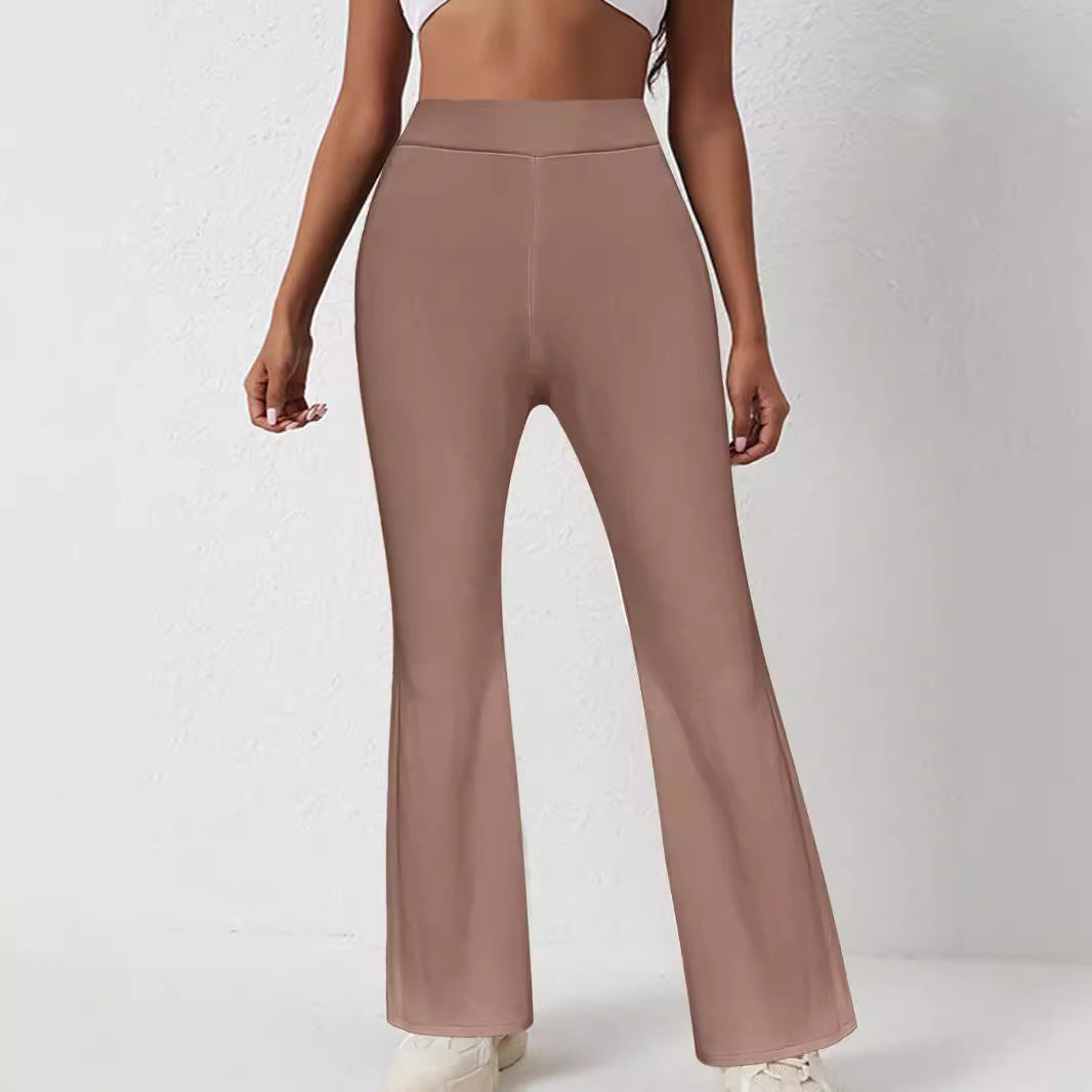 Pantalon Bootcut Taille Haute pour Femmes avec Coupe Sculptante Echoarchiv