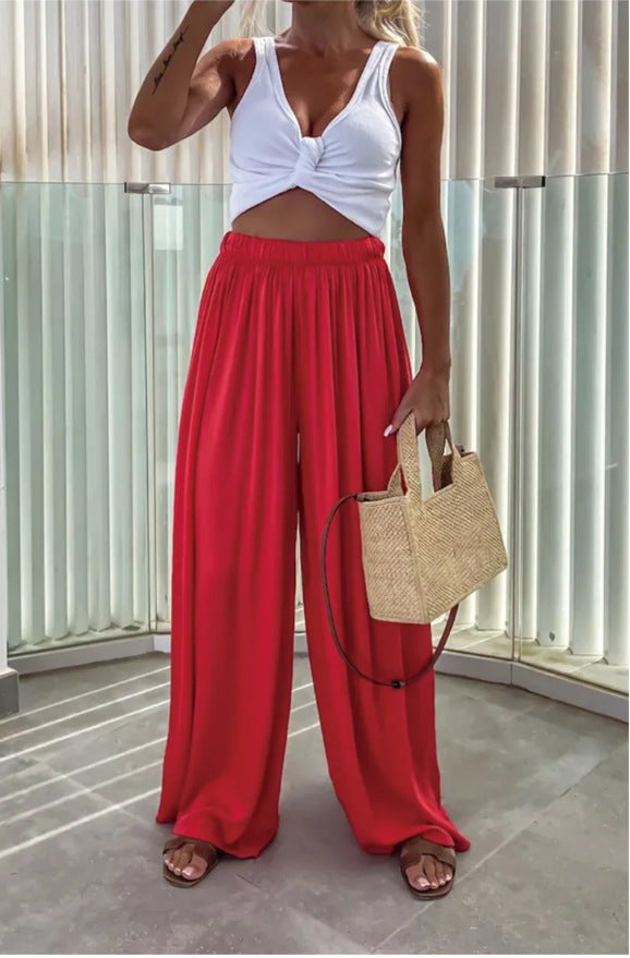 Pantalon Palazzo Élégant et Aéré pour Femmes