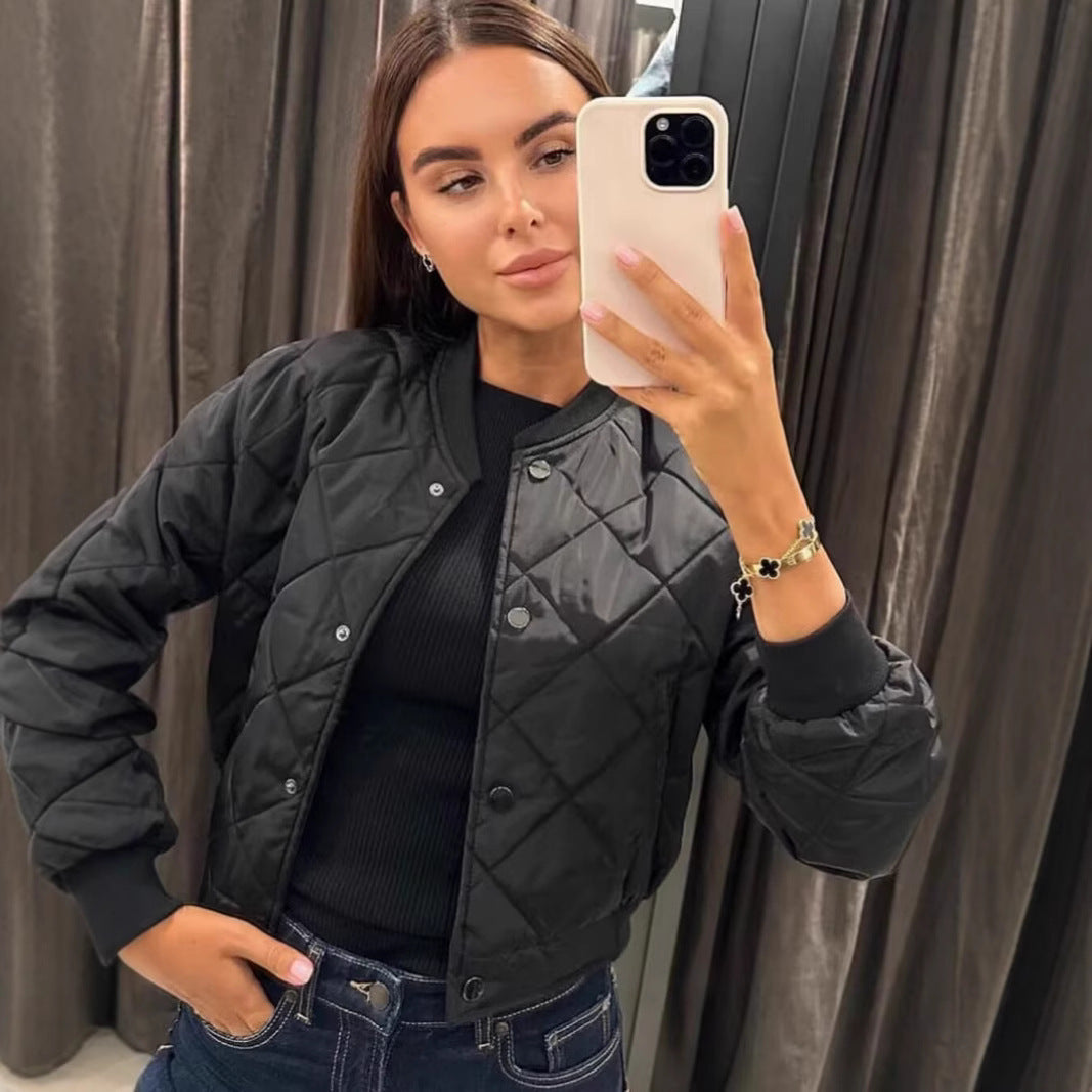 Veste matelassée à motifs pour femmes