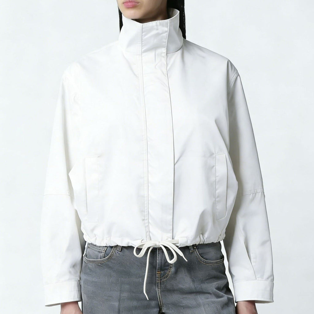 Veste Femme Tendance avec Col Montant