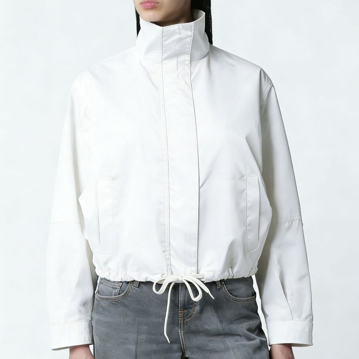 Veste Femme Tendance avec Col Montant