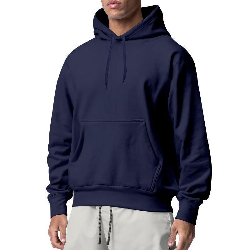Homme nan Sweat à capuche premium avec poche kangourou, intérieur en molleton, couture de cou renforcée et ourlet côtelé Echo Archiv