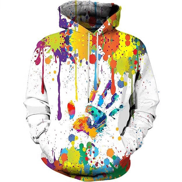 Hoodie coloré pour femmes avec motifs créatifs Echoarchiv