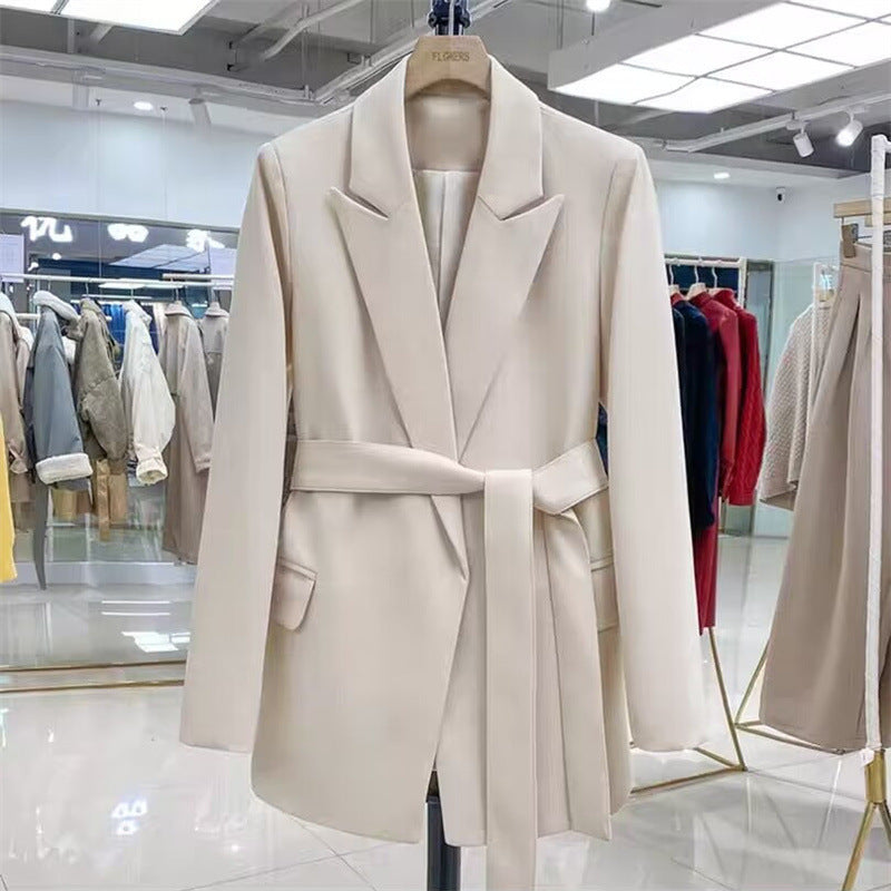 Blazer Wrap Élégant pour Femmes avec Ceinture
