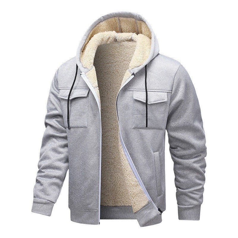 Veste pour hommes chaude et rembourrée