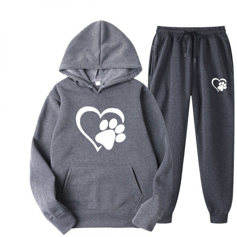 Ensemble de Sweat à Capuche et Pantalon de Jogging Douillet pour Femmes Echoarchiv