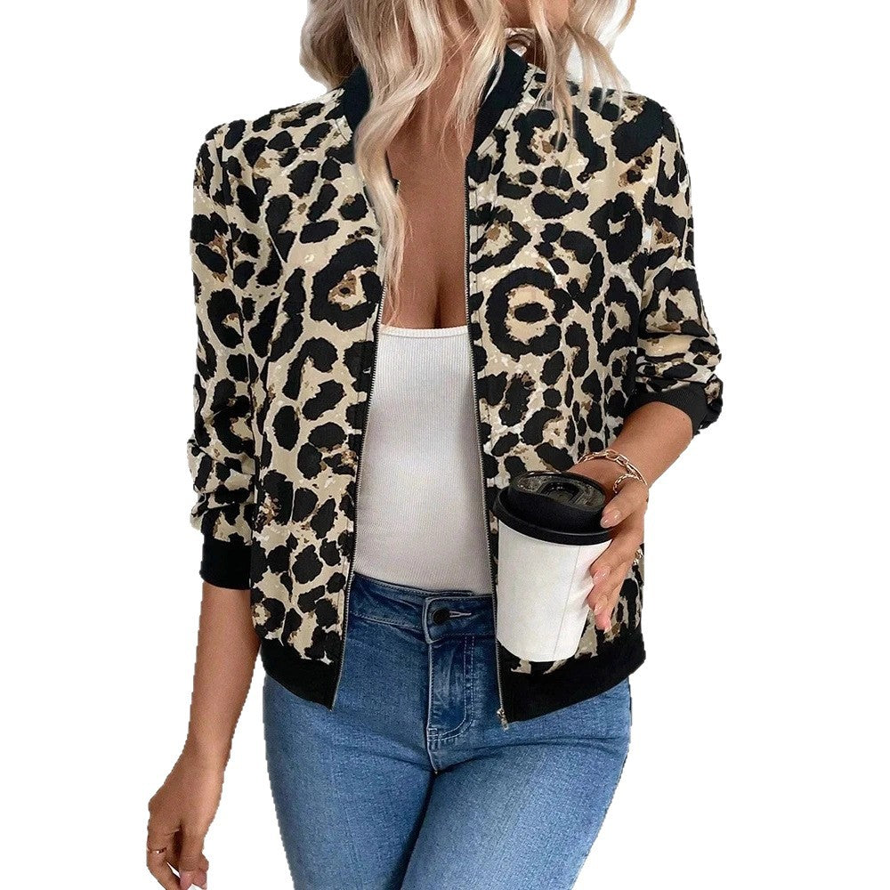 Veste bomber légère pour femmes avec fermeture éclair intégrale et bords côtelés Echo Archiv