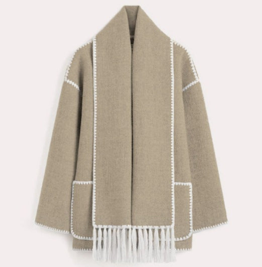 Manteau en laine élégant et confortable pour femmes