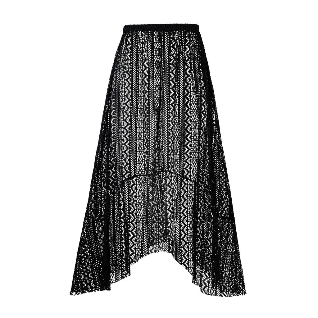 Maillot de bain élégant pour femmes avec détail floral et tunique de plage transparente Echo Archiv