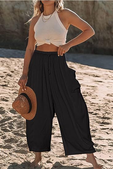 Pantalon en Lin Tendance pour Femmes