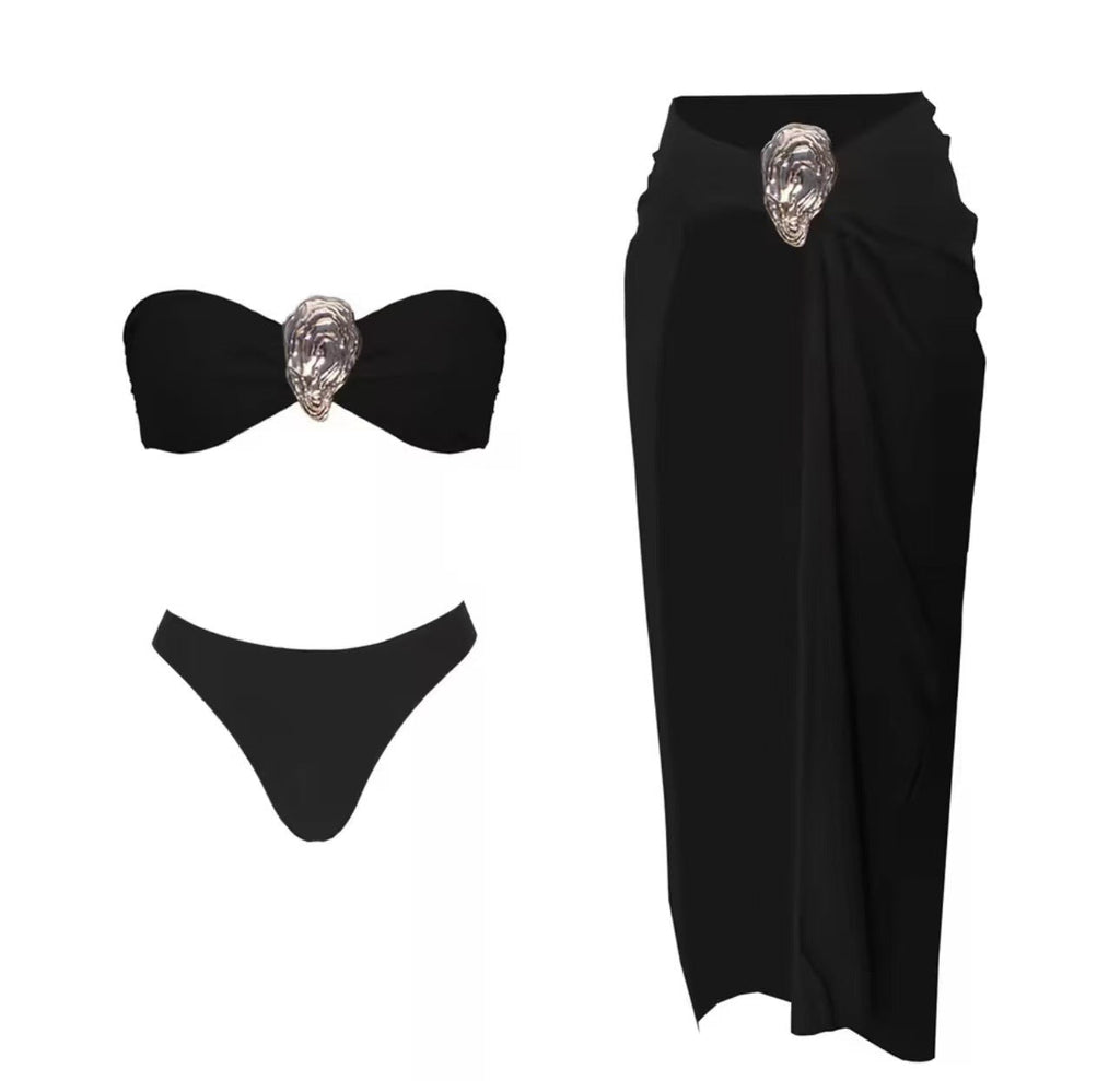 Ensemble de bikini élégant pour femmes avec jupe portefeuille Echo Archiv
