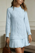 Robe pull à manches longues pour femmes